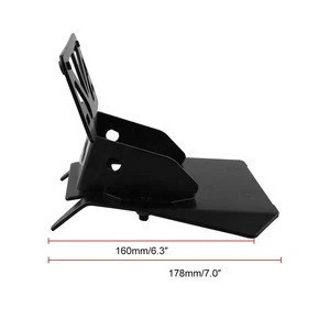 Hot selling motorcycle modified personality license frame for Honda MSX125 aluminum alloy license plate bracket