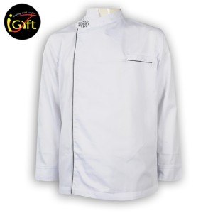 Hot selling Simple fashion Custom design white hotel chef uniform