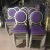 Import Hotel dinning room wedding banquet round back chairs luxury french dining chair from Pakistan