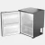 Import Hotel Glass Door Mini Bar Fridge Commercial Display Refrigerator Directly Cooling Mini Fridge CR65 from China