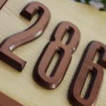 Hotel Signage Embossed Metal Door Cover Plate Board Outdoor Wood Doorplate Wooden Toilet Sign