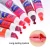 Import Hottest Amazing 6 Colors Waterproof Long Lasting Lip Gloss Lint Mask Peel Off Liquid Lipstick from China