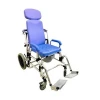 HS6115 Lightweight aluminum commode wheelchair /shower chair with wheels