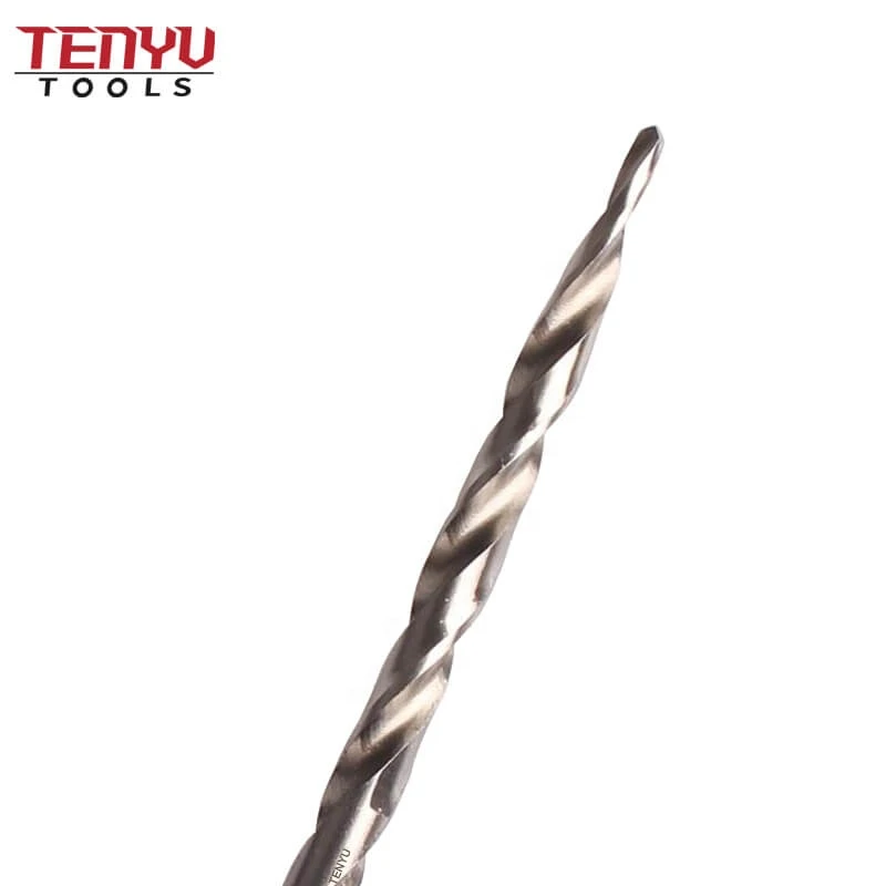 HSS Hex Shank Taper Point Drill Bit Fully Ground for Wood Drilling