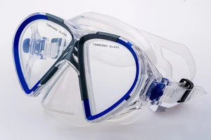 HUBO clear soft silicone diving mask adult diving goggles