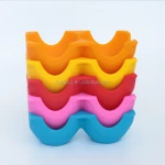 Ice cream freezer ice tray mold egg shape cake mould tabletop silicone Double tray for eggs egg holder