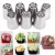 Import Icing Piping Nozzles 7 Pcs/Set Russian Tulip Pastry Nozzles For Cream Cake Cream Decoration Tips Baking/Cake Tools from China