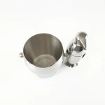 IKITCHEN 2.0L polishing stainless steel ice bucket with scoop and stainless steel ice cubes