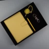 In stock Low Moq Yellow Promotional Office Gift set with logo printing