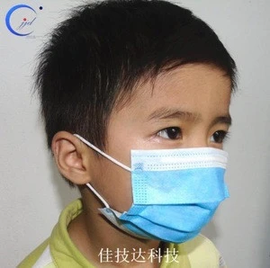 Independent packaging of disposable non-woven facemask for children and infants