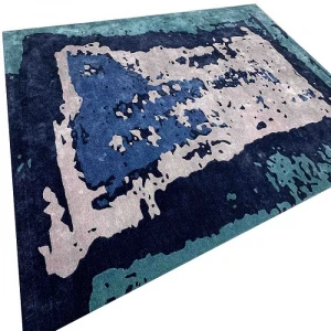 Indian Manufacturer Handmade Anti Slip Floor Mat Bamboo Silk Livingroom Bedroom New Design Customizable Handtufted Rug Carpet