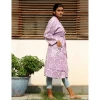 Indian women Wear Long Cotton Robes Floral Print Dressing Wholesale High Quality Kimono Style Nightwear Sleepwear Bathrobes