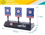 Indoor game set electronic target shooting with light music