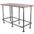 Import Industrial metal pipe frame unique style stand up wood bar dining farmhouse tables from China