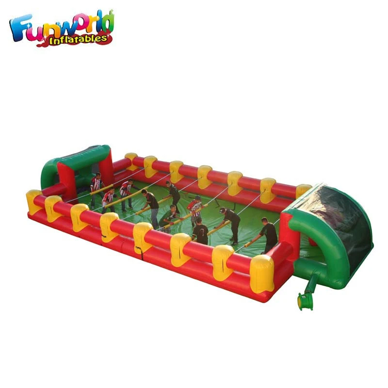 Inflatable pool table soccer blower for inflatable games human table football