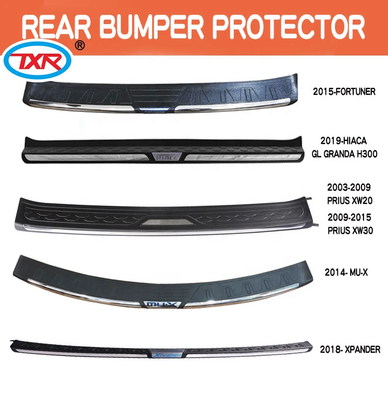 Injection Auto Parts Car Rear Bumper Guard Bumper Protector Auto Exterior Accessories for 2009-2015 PRIUS xw30