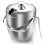 Import Insulated metal stainless steel double wall ice bucket with lid and ice tong from China