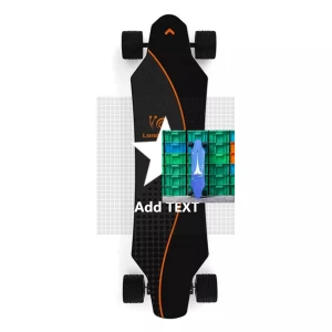 intelligent electric skateboards 1500W long board electric longboard OEM fiber carbon e-skate