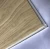 Interlock click spc vinyl flooring embossed surface luxury cork back waterproof durable