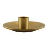 Iron Gold Plated Taper Candle Holder