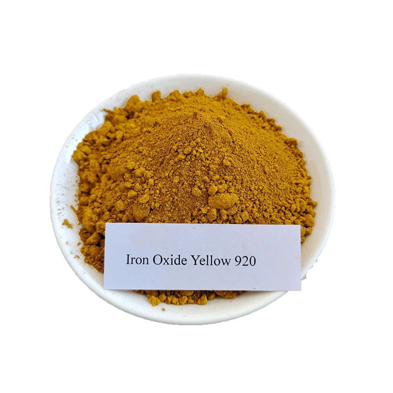 iron oxide yellow pigments Fe2O3 is used as coloring agent in building products