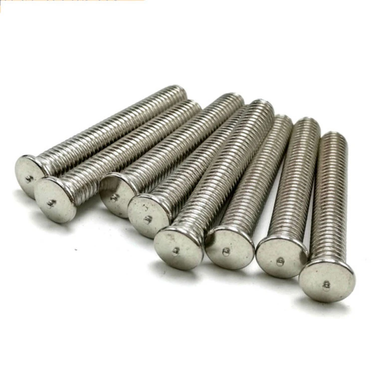 ISO13918 PT Type Stainless Steel Flat Round Head Stud Welding Screw With Tip Ignition