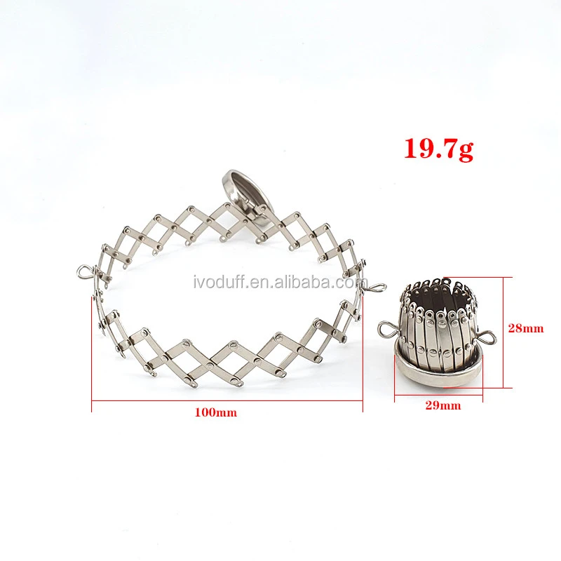 Ivoduff Open size Vintage expandable gate purse frame (with loops) handmade bag handger wholesale parts accessories frame purse