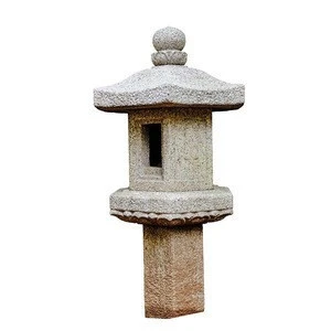 Japanese Stone Garden Products Natural Granite Stone Lantern