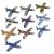 Import Jet set foam airplanes assembly toys DIY glider blind bag 10 designs mixed able to fly over 30 feet from China