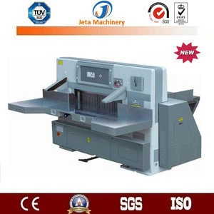 [JT-QZK780DW-8]Computerized hydraulic worm gear driving industrial guillotine paper cutting machine