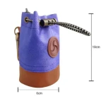 Juice Pet Outdoor Manufacturer Dog Treat Bag Pouch  Drawstring Dog Poop Bag Holder Dispenser with Attaching Clip
