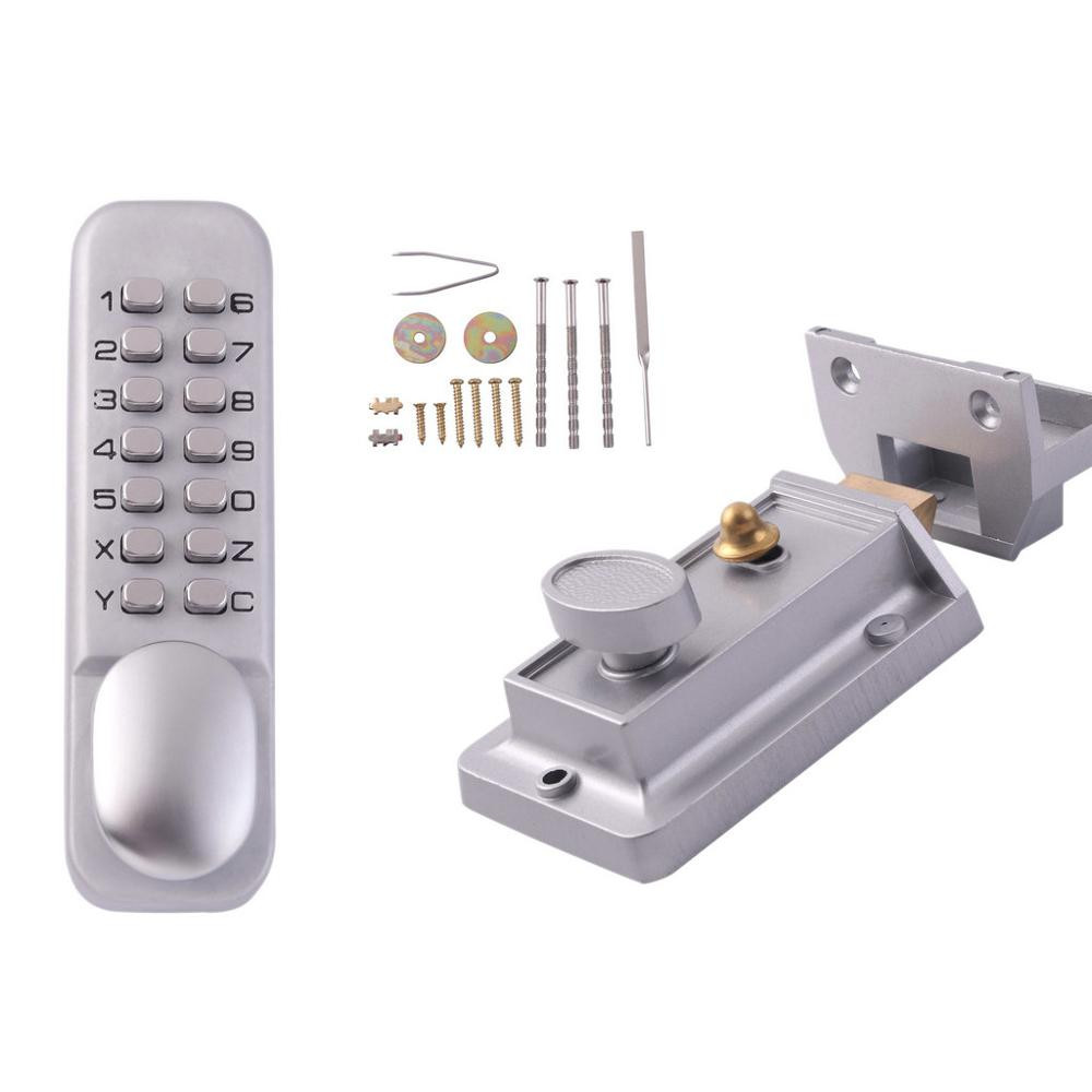 Buy Keyless Mechanical Digital Security Night Latch Door Lock from YIWU ...