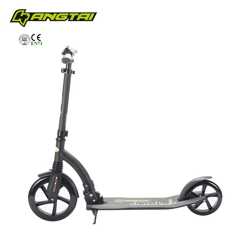 kick scooter 230mm wheels with foot control brake
