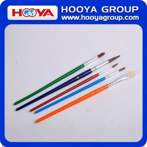 Kids Cheap Wholesale promotion for school supply art painting brushes