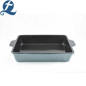 Kitchen Microwave oven for safe Solid color ceramic baking tray dishes