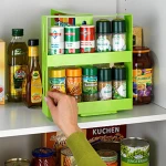 Kitchen Plastic Storage Holder Rack