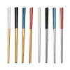 Korean Chopsticks Colorful Stainless Steel 304 Sushi Titanium Chopsticks