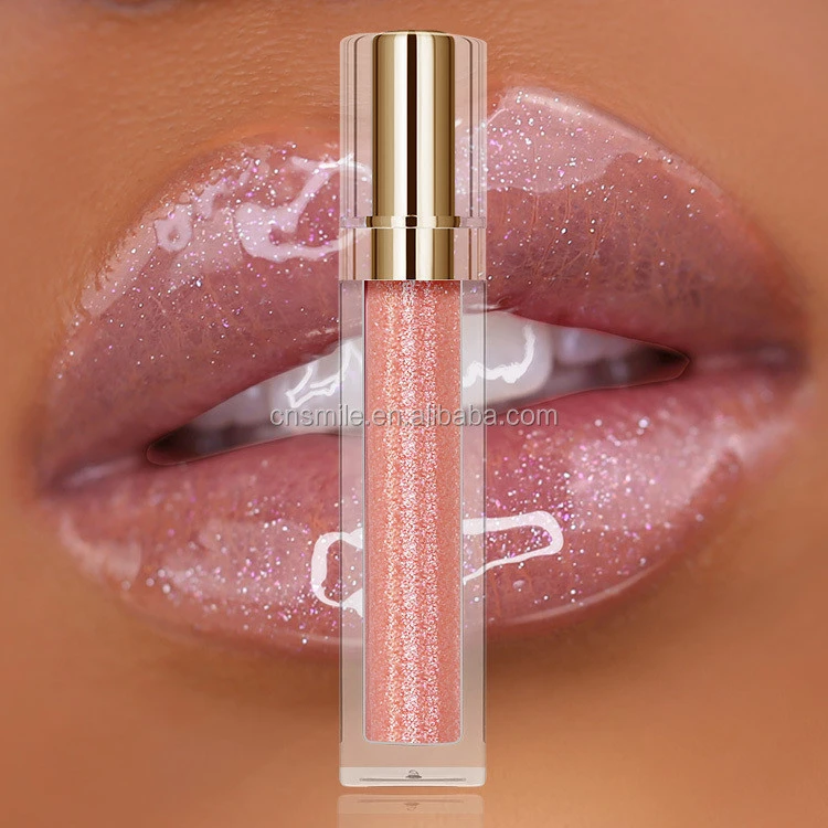 L417 Max lip gloss shimmer pigment glossy glitter lipgloss vendors shimmer nude glitter lip gloss