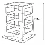 ladder spinner all types of earrings acrylic earring displays