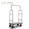 LAICOZY Hotel Furniture Hot Sale Commercial Hotel Rolling Bellhop Luggage Carts