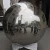 Import large hollow steel ball for garden decoration from China