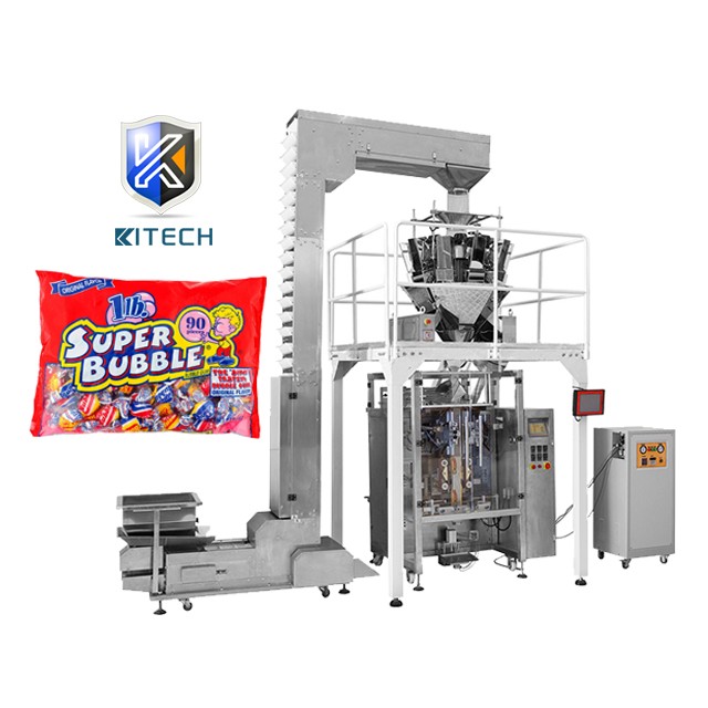 Large Vertical Multi Head Electronic Weighing Chewing Gum/orbit Gum Packing Machine Price Powder 1-40bags/min