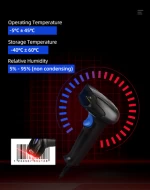 Laser Barcode Reader cost-effective farsun programmable point of sale Omnidirectional Barcode Scanner
