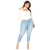 Import Latest Design Original Distressed Plus Size Bulge Slim Jeans Women from China