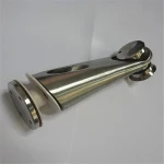 Latest europe double glass stair railing connector