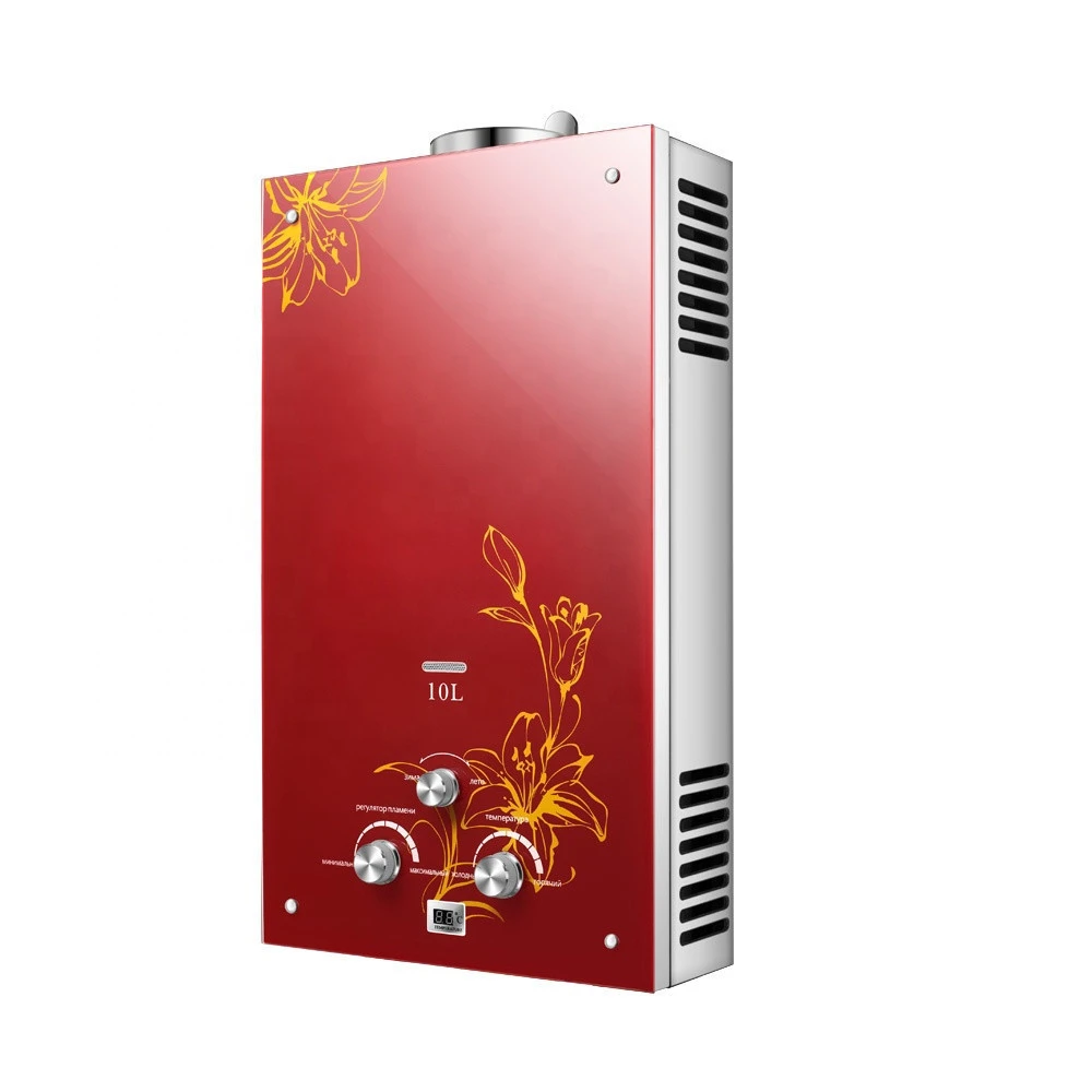 LCD display winter summer switch control flameout protection copper heat exchanger tankless instant gas water heaters
