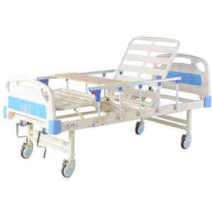LECHI Cheap Basic Two Function ABS Manual Hospital Bed Size
