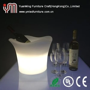 LED Colour Changing Ice Bucket Champagne Wine Drinks Cooler