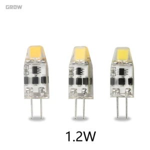 LED mini bulb AC/DC 12V 1.2W warm white light no filcker G4 lights bulbs suitable for cabinet hood,Replace Halogen Pendant Lamp