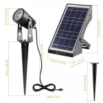 LED Solar Garden Light IP65 Waterproof Solar Lamp Outdoors Landscape Lamp For Outdoor Garden Lawn